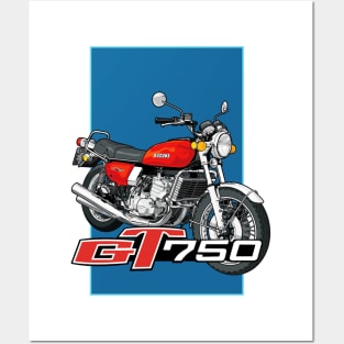 Suzuki GT750 Posters and Art